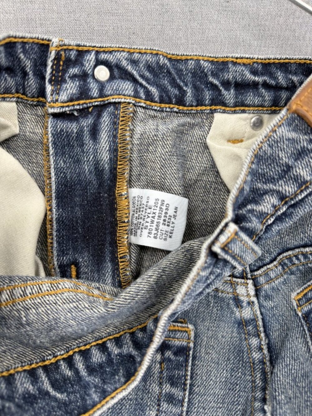 Polo Jeans Co Ralph Lauren Kelly Jeans Womens 8X32 Distressed Denim Pants Fade - Picture 4 of 8